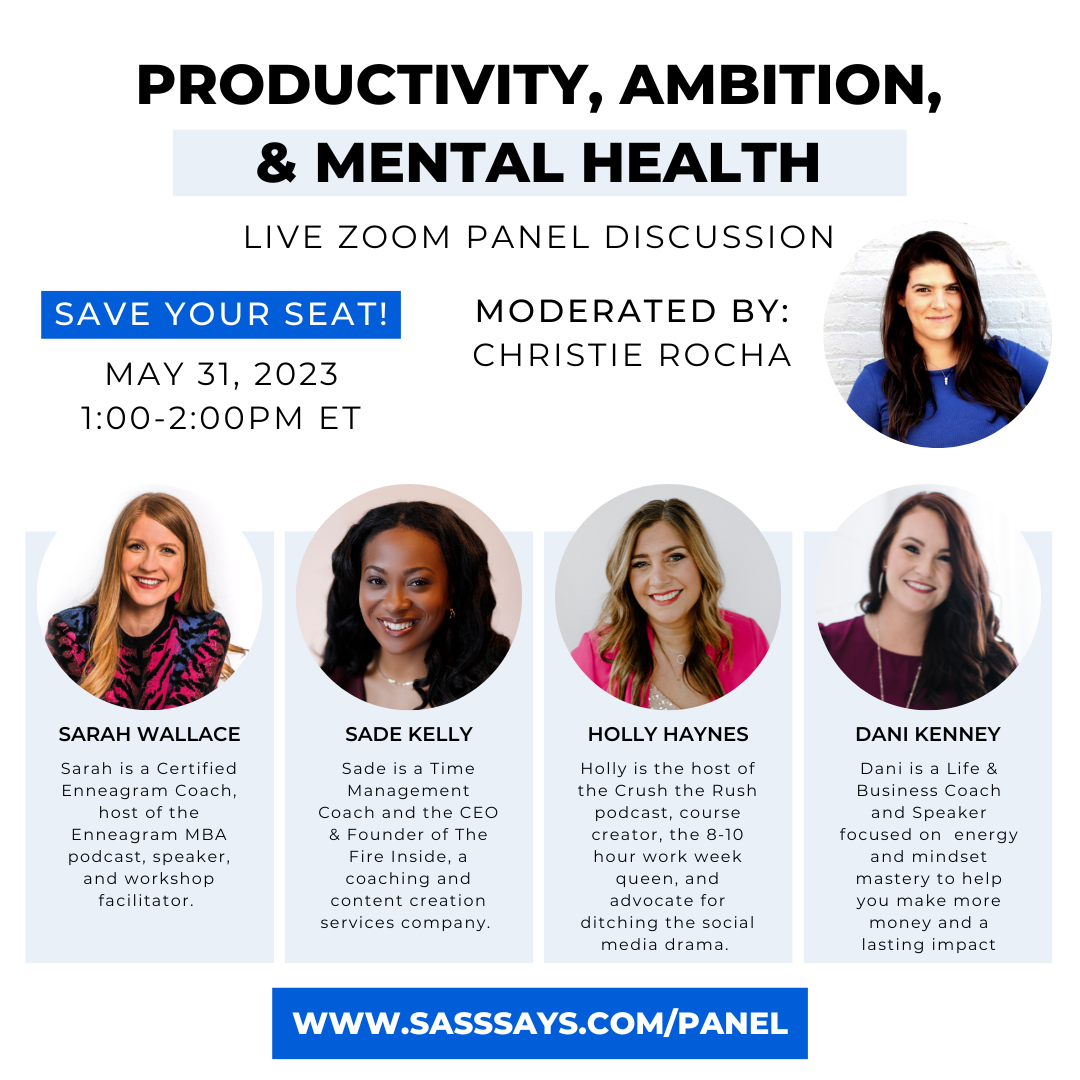 Expert Panel Discussion on Mental Health, Ambition, and Productivity