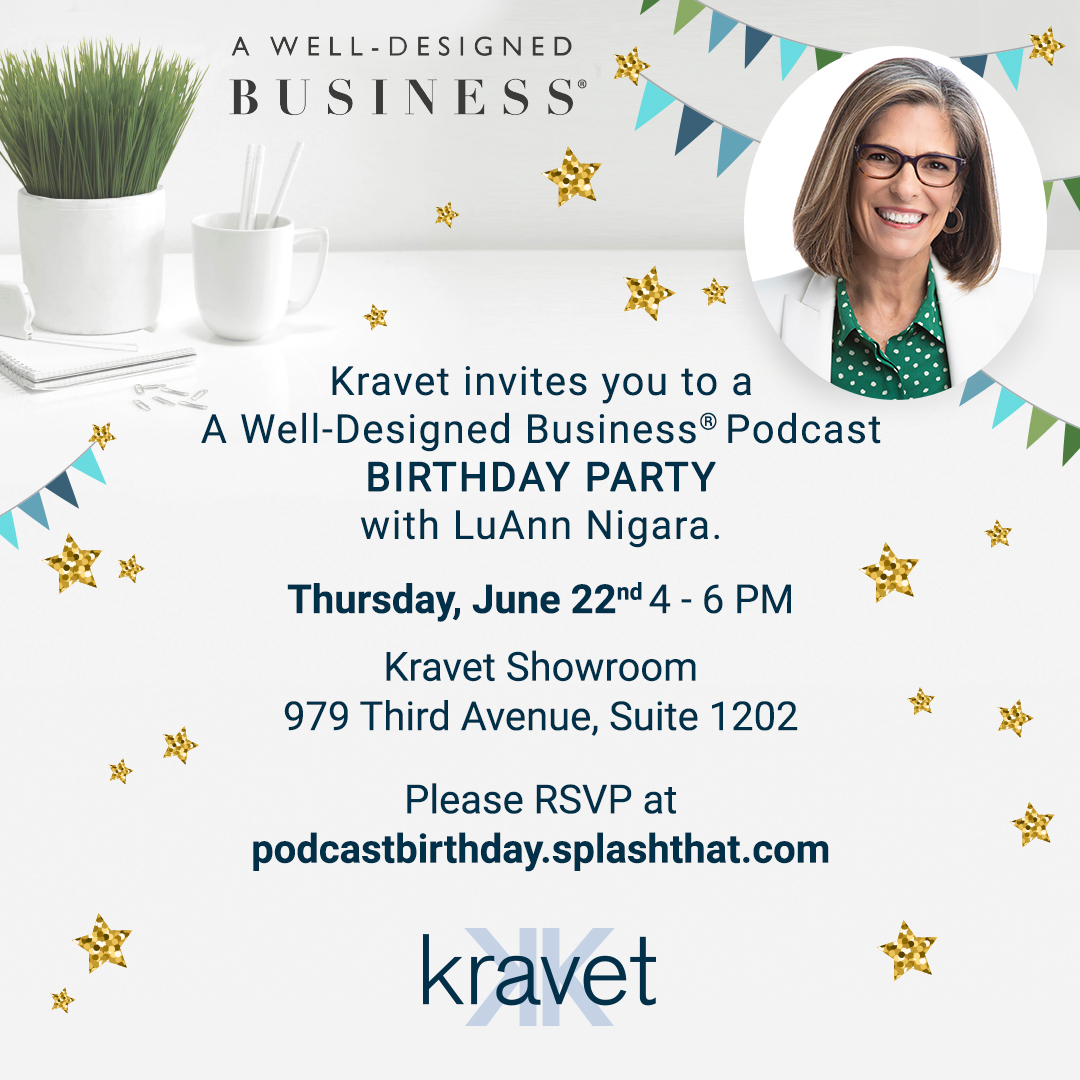 A WELL-DESIGNED BUSINESS PODCAST BIRTHDAY PARTY