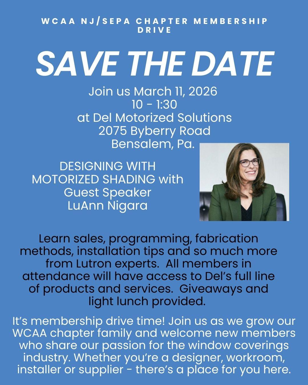 SEPA & NJ Chapter Special In-Person Event