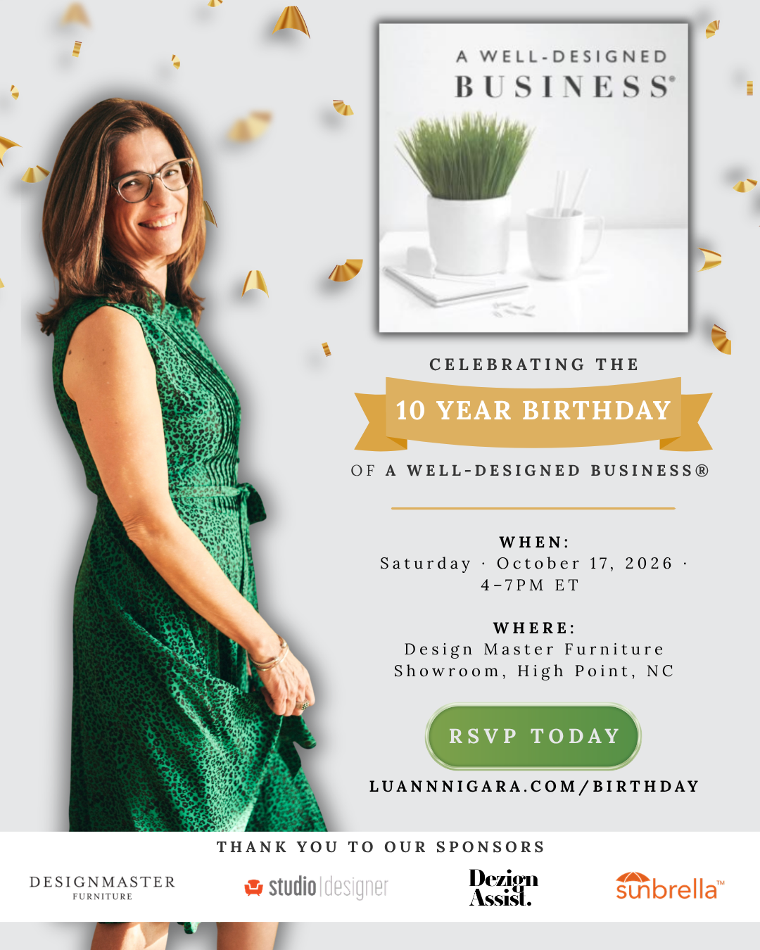 A Well-Designed Business 10th Birthday Party at High Point Market