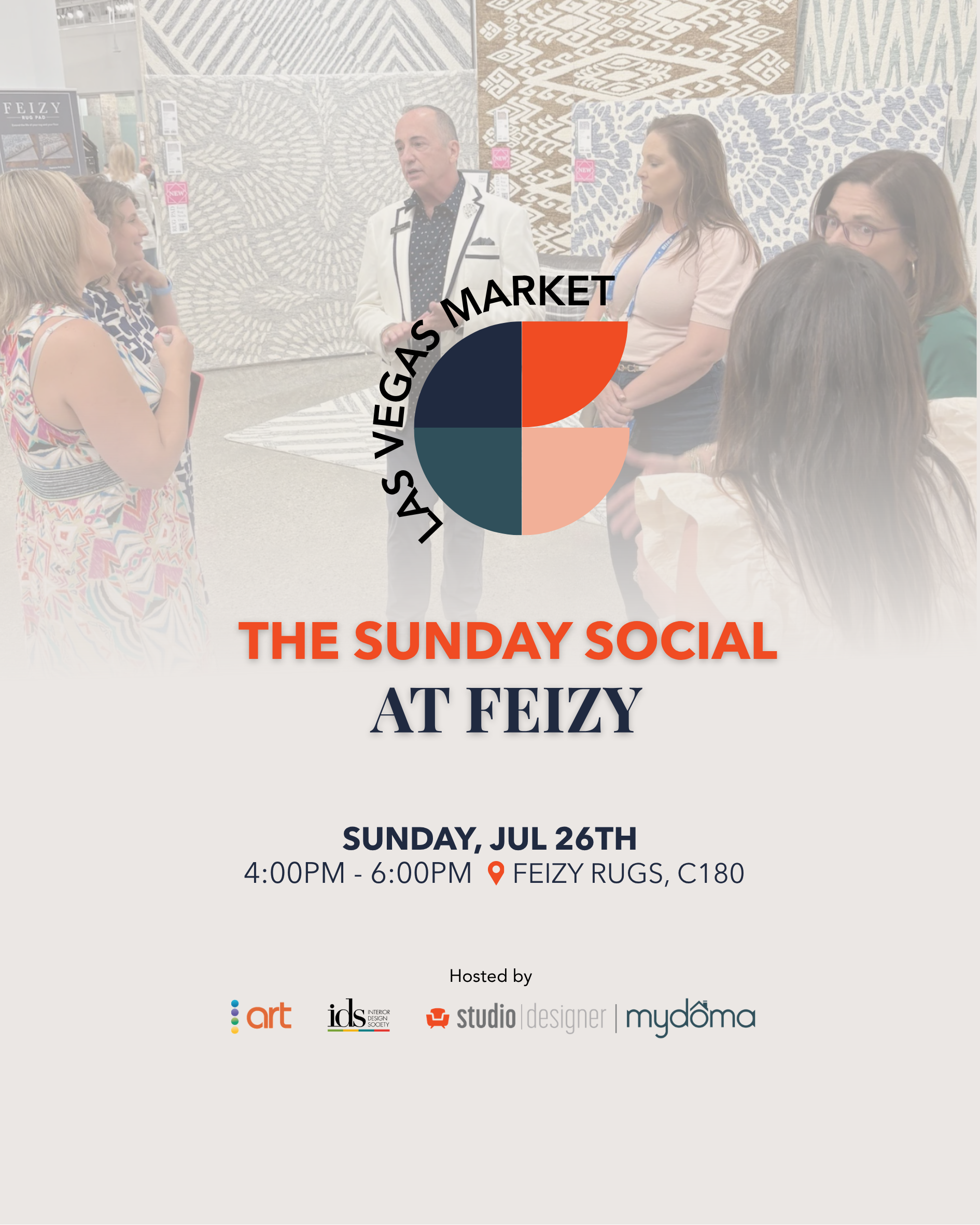 Las Vegas Market: The Sunday Social at Feizy  Hosted by the Interior Design Society and Studio Designer | Mydoma 