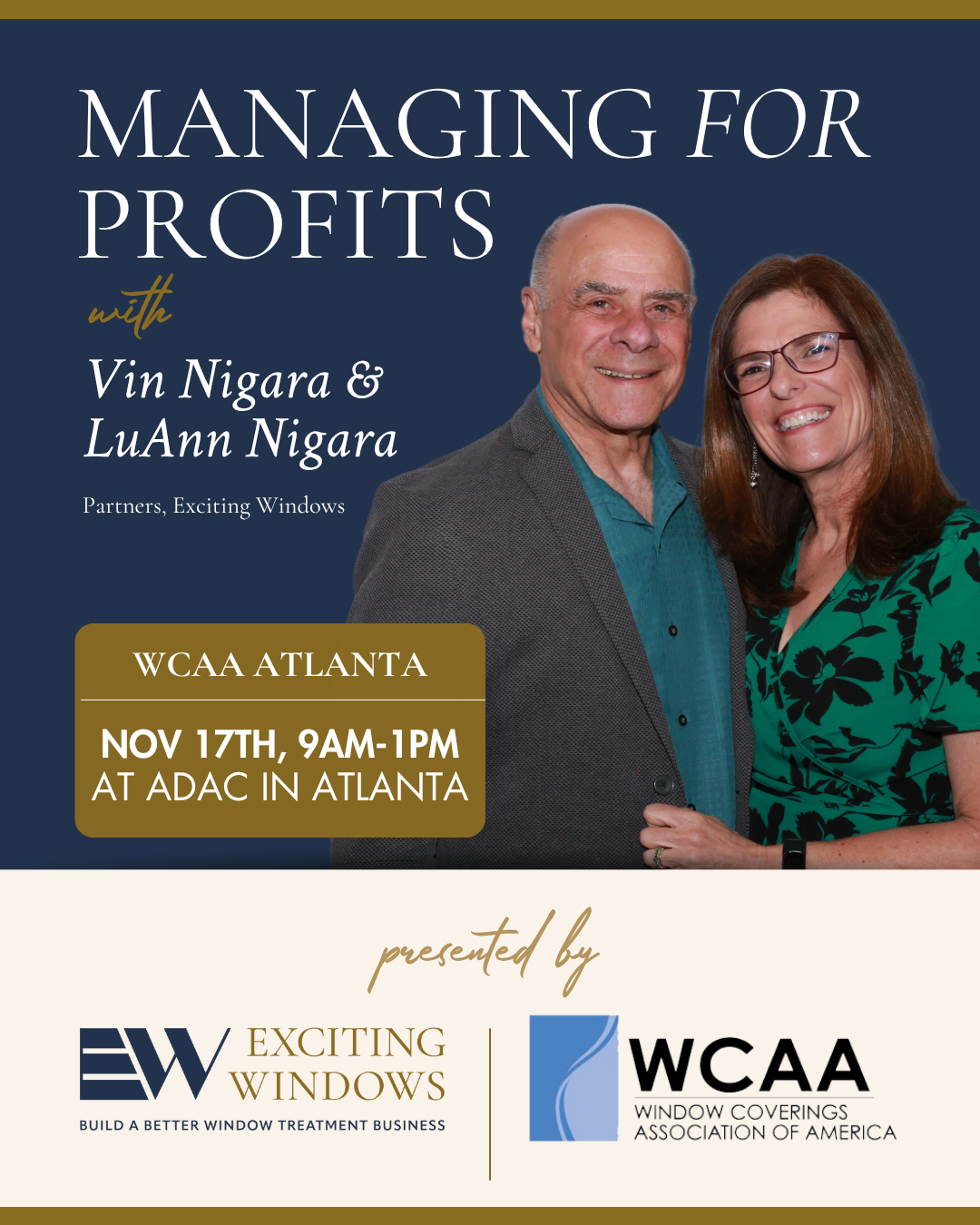 Managing for Profits- WCAA Atlanta