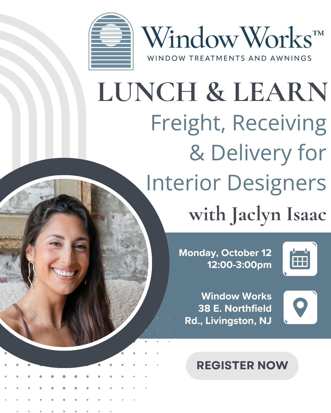 Window Works Lunch & Learn: It’s Not Just Shipping: Freight, Receiving & Delivery for Designers
